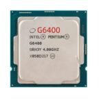 INTEL Socket 1200 PENTIUM G6500 2-COEURS 4-THREADS 4GHZ 3MO CACHE 58W Graphics 610 TRAY+VENTILLO