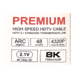 CABLE HDMI PROTECH 1.5M 8K 2.1  HDTV2.1V – Image 2