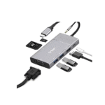 ADAPTATEUR TYPE C TO HDMI/VGA+SD/TF+02USB+JACK 3.5+TYPE OTN 95113 – Image 2