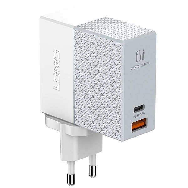 6101XkslUPL.jpg CHARGEUR LDNIO 65W A2620C TYPE-C PD+USB – Image 1