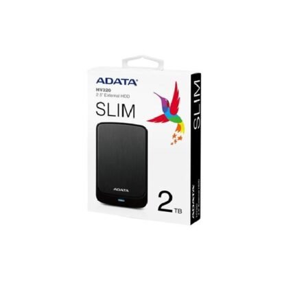 ADATA 02TB HV320 2.5″ USB 3.0 AHV320-2TU31-CBK SLIM BLACK