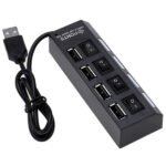 HUB USB 2.0 4 POTRS HI SPEED avec interupteurs