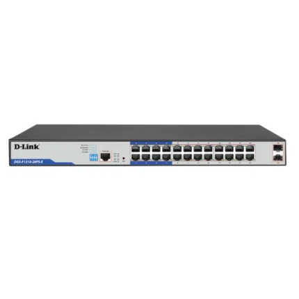Switch Gigabit 24-ports PoE 2-ports SFP D-Link dgs-f1210-26ps-e