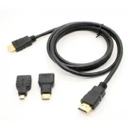 CABLE HDMI –> MINI HDMI –> MICRO HDMI