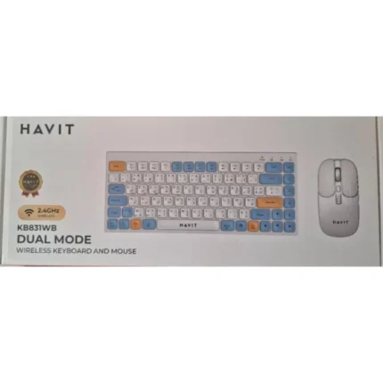 Combo Clavier + Souris Sans Fil HAVIT KB831W