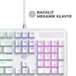 HAVIT GAMING KB870L MECANIQUE BLUE SWITCH RGB WHITE – Image 2