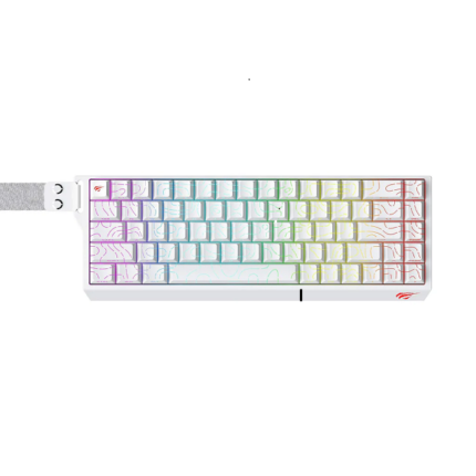 CLAVIER GAMING HAVIT MECANIQUE KB922L RGB WHITE