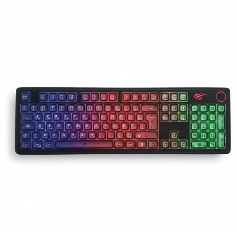 9vFccmq67e5lnKnzxjXNNqwjWGi7U35jkJN5DApK CLAVIER GAMING SEMI MECANIQUE RGB KB26L 105 KEYS – Image 1