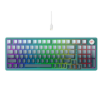 CLAVIER GAMING HAVIT MECANIQUE 899L RGB WHITE/GREEN